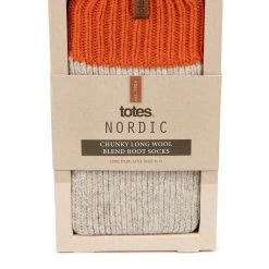 Totes Cream Mens Chunky Thermal Wool Blend Slipper-Sox -OSPREY LONDON Sales unnamed file 1681 scaled