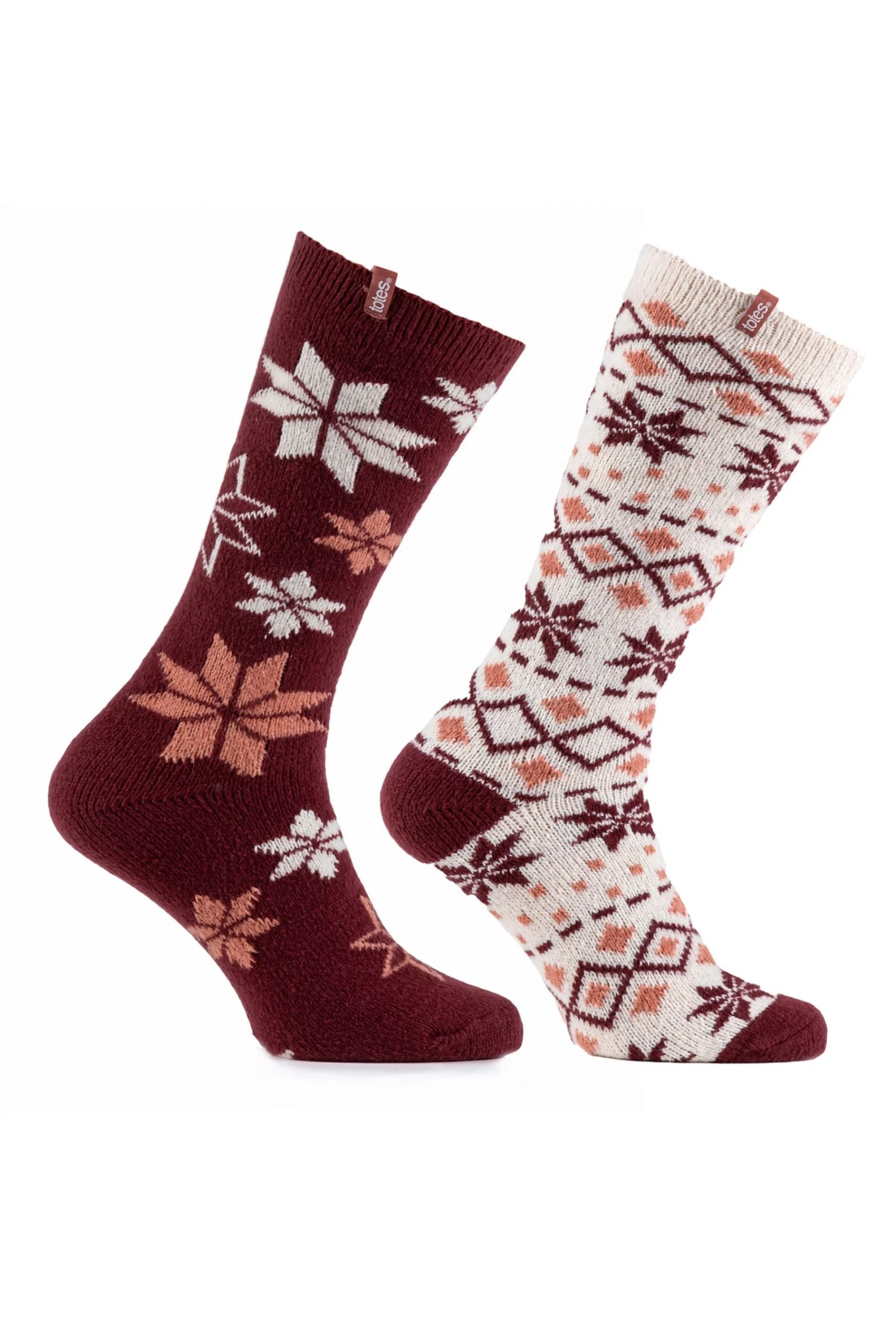 Totes Red Ladies Knee High Supersoft Welly Boot Socks 5 Totes Red Ladies Knee High Supersoft Welly Boot Socks - Image 5