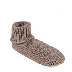 Totes Brown Mens Handknit Bootie Slipper-Sox -OSPREY LONDON Sales unnamed file 1692 scaled