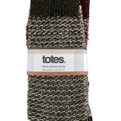 Totes Green Mens Wool Blend Textured Socks -OSPREY LONDON Sales unnamed file 1698 scaled