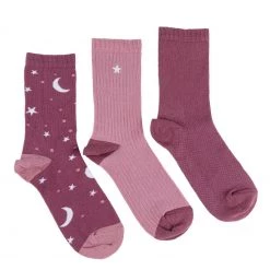 Totes Red Ladies 3 Pack Ankle Socks