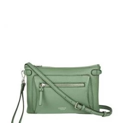 OSPREY LONDON Grainy Hide Leather Ruby Cross-Body Bag Stone -OSPREY LONDON Sales unnamed file 171