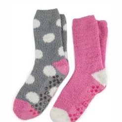 Totes Pink 2PP Ladies Eco Super Soft Socks -OSPREY LONDON Sales unnamed file 1716
