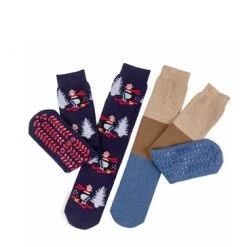 Totes Blue Mens 2 Pack Original Slipper Sock -OSPREY LONDON Sales unnamed file 1722