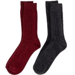 Totes Grey Mens 2 Pack Wool Blend Socks -OSPREY LONDON Sales unnamed file 1732