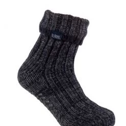 Totes Grey Mens Recycled Chunky Slipper Sock -OSPREY LONDON Sales unnamed file 1745