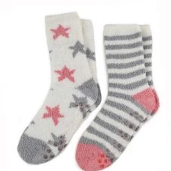 Totes Grey 2PP Ladies Eco Super Soft Socks -OSPREY LONDON Sales unnamed file 1748