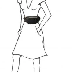 OSPREY LONDON Black Saddle Leather Lennox Bumbag -OSPREY LONDON Sales unnamed file 177 scaled