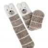 Totes Grey Ladies Novelty Supersoft Socks