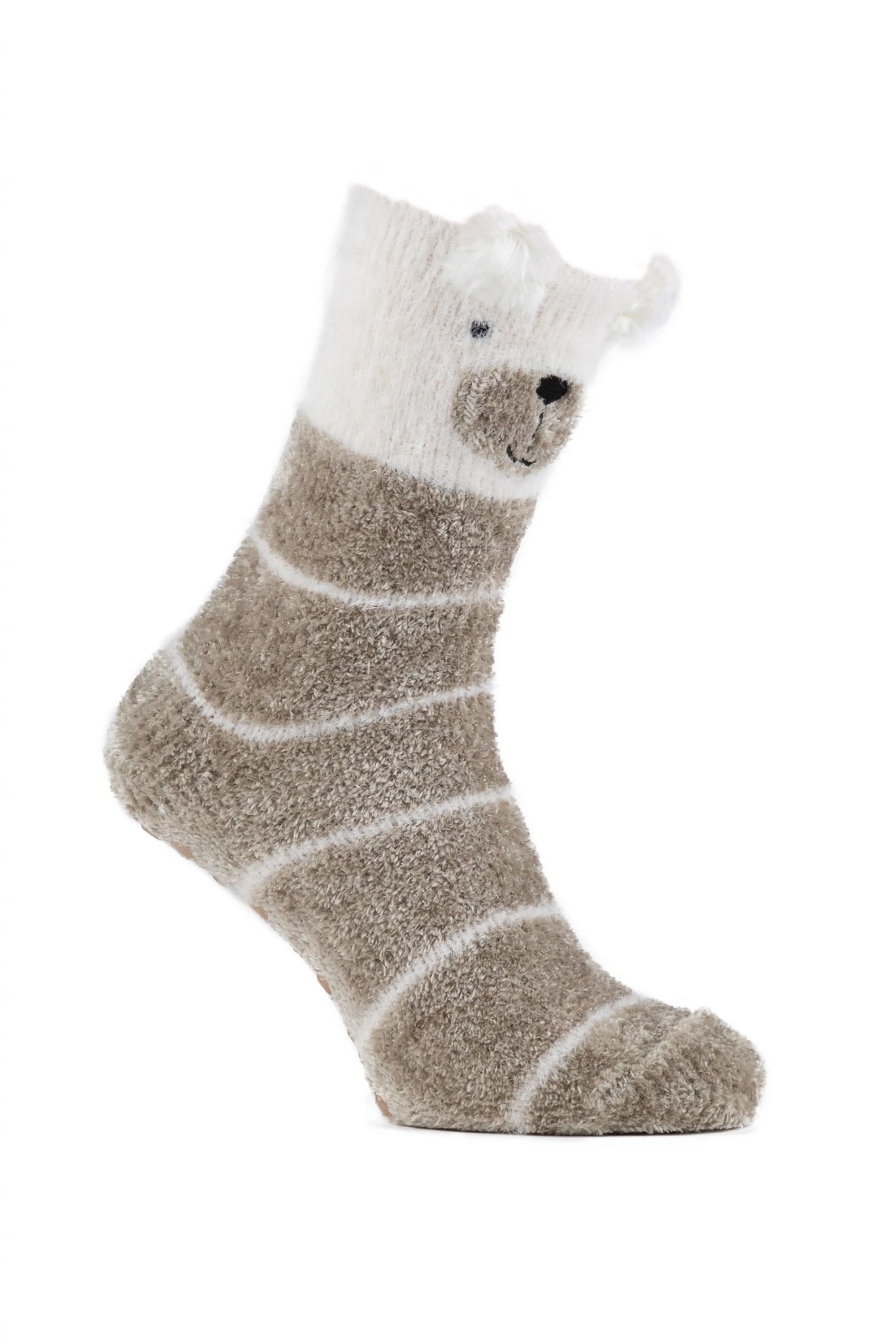 Totes Grey Ladies Novelty Supersoft Socks 2 Totes Grey Ladies Novelty Supersoft Socks - Image 2