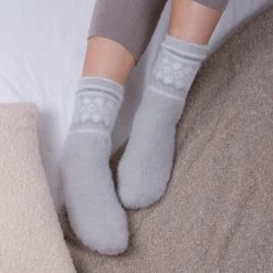 Totes Cream Ladies Twin Pack Fluffy Fair Isle Bed Socks -OSPREY LONDON Sales unnamed file 1777 scaled