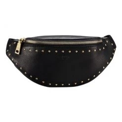 OSPREY LONDON Black Saddle Leather Lennox Bumbag -OSPREY LONDON Sales unnamed file 178