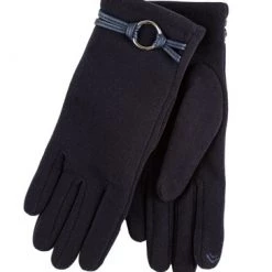 Totes Blue Isotoner Ladies Thermal Smartouch Glove With PU Trim And Ring Detail 5 Totes Blue Isotoner Ladies Thermal Smartouch Glove With PU Trim And Ring Detail -OSPREY LONDON Sales unnamed file 1783
