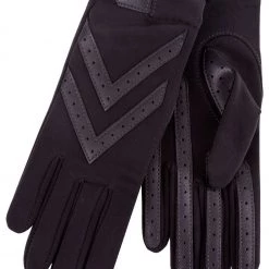 Totes Black Original Stretch Gloves With Brushed Lining & Smartouch
