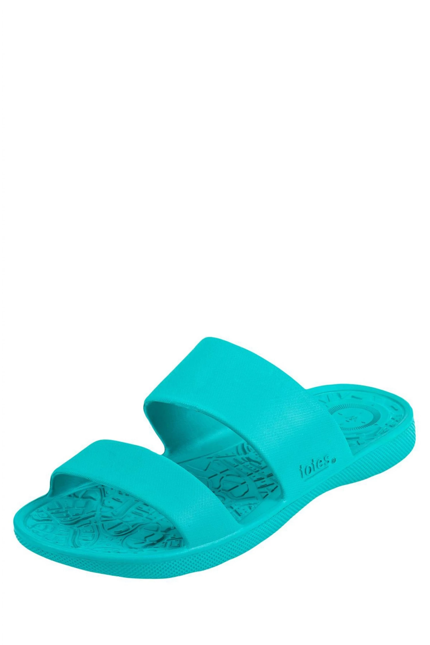 Totes Blue Solbounce Ladies Double Strap Slide 2 Totes Blue Solbounce Ladies Double Strap Slide - Image 2