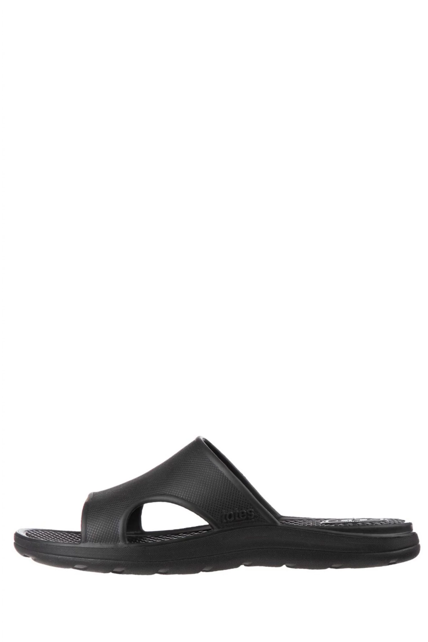 Totes Black Solbounce Mens Side Vent Sandal 1 Totes Black Solbounce Mens Side Vent Sandal