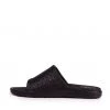 Totes Black Solbounce Mens Perforated Slide
