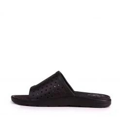 Totes Black Solbounce Mens Perforated Slide