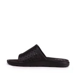 Totes Black Solbounce Mens Perforated Slide -OSPREY LONDON Sales unnamed file 1883