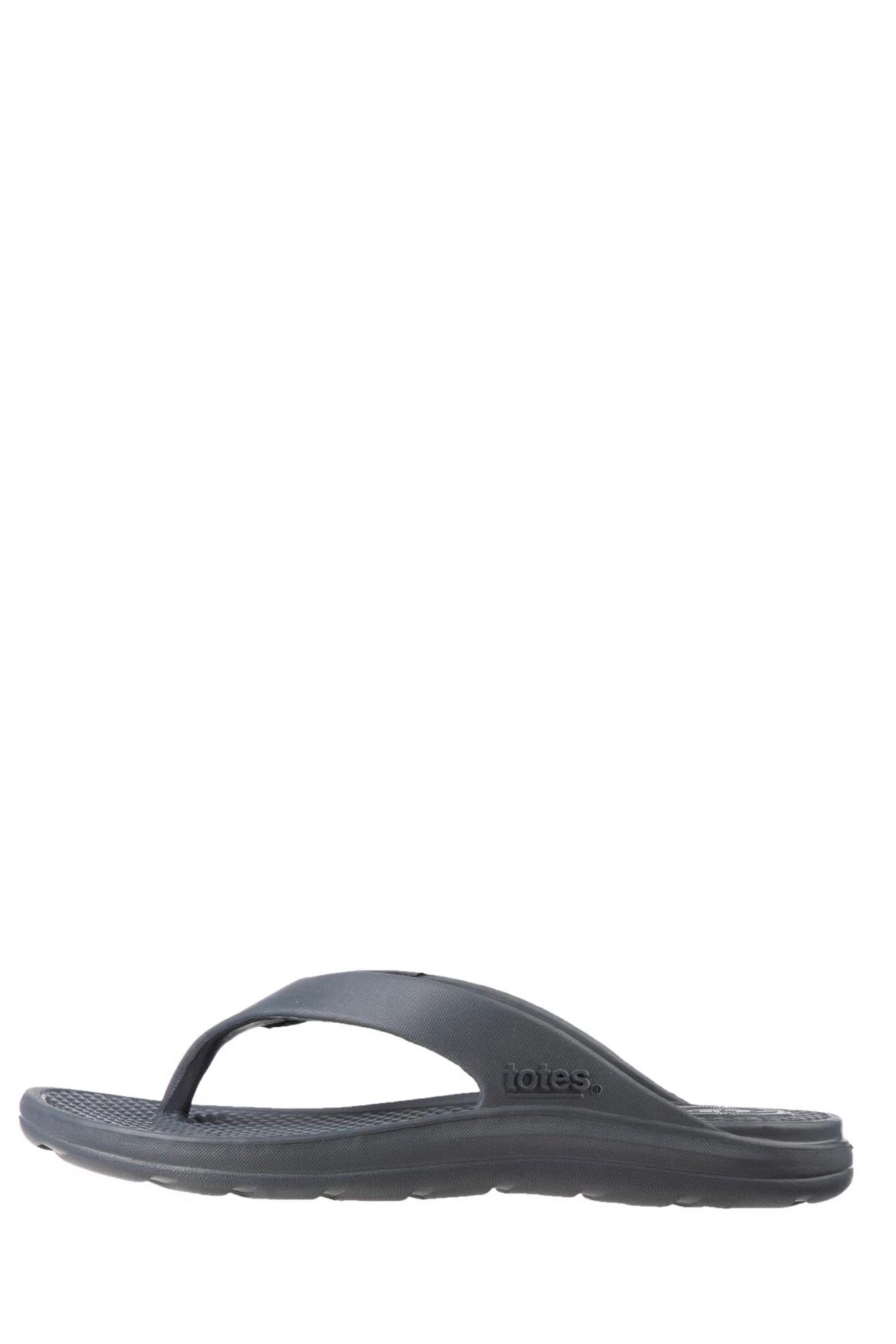 Totes Grey Solbounce Mens Toe Post 1 Totes Grey Solbounce Mens Toe Post