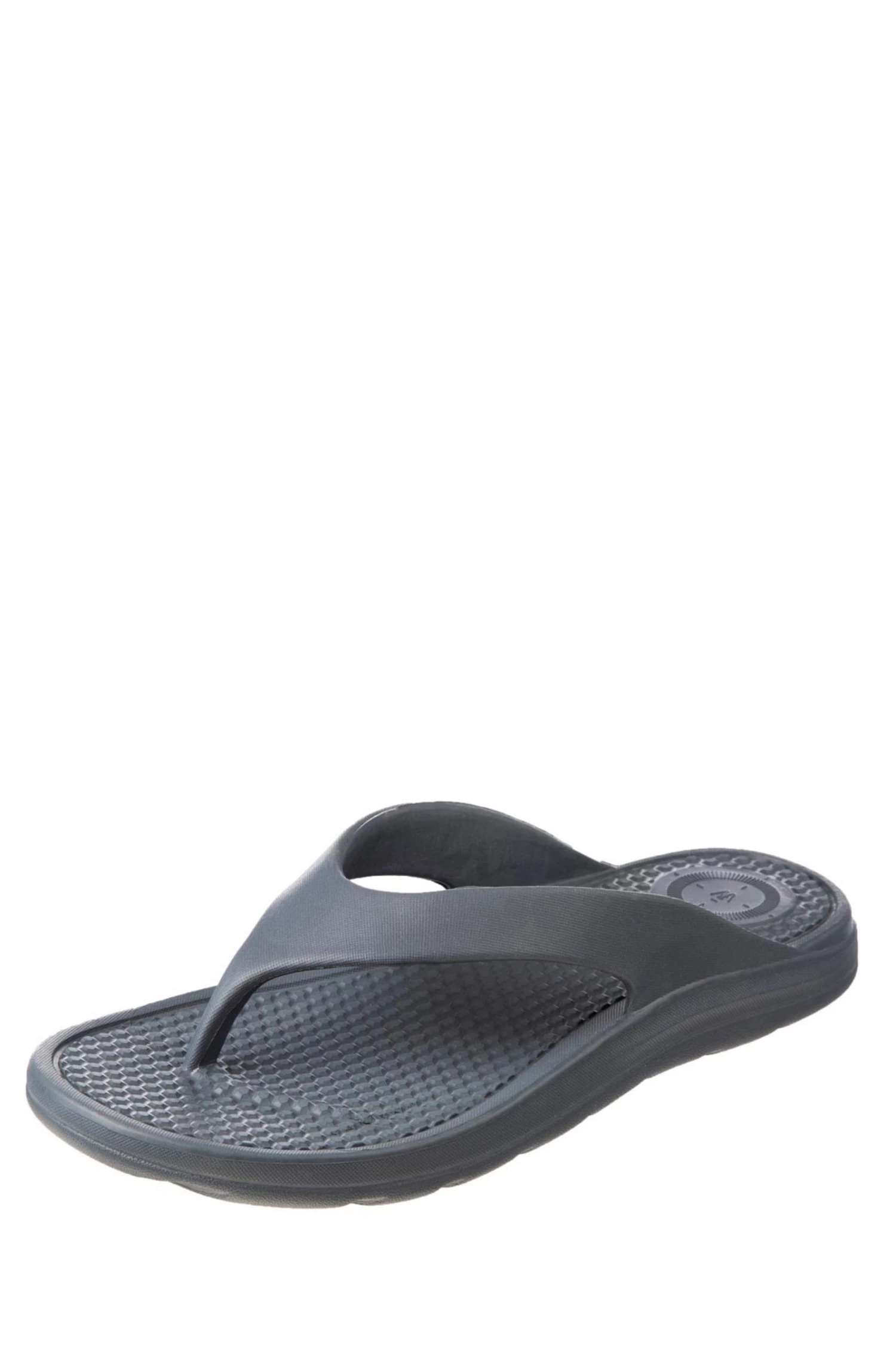 Totes Grey Solbounce Mens Toe Post 2 Totes Grey Solbounce Mens Toe Post - Image 2