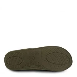 Totes Khaki Isotoner Airtex Suedette Mule Khaki Green -OSPREY LONDON Sales unnamed file 1912 scaled