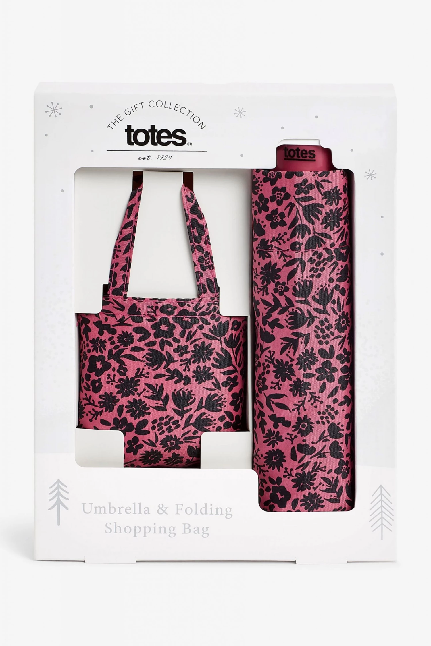 Totes Pink Supermini & Matching Bag In Bag Shopper 1 Totes Pink Supermini & Matching Bag In Bag Shopper