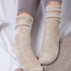 Totes Brown Ladies Twin Pack Recycled Chenille Supersoft Bed Socks -OSPREY LONDON Sales unnamed file 1939 scaled