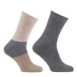 Totes Grey Ladies Twin Pack Original Slippers Socks -OSPREY LONDON Sales unnamed file 1948 scaled