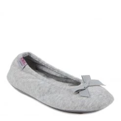 Totes Grey Isotoner Terry Ballet With Bow -OSPREY LONDON Sales unnamed file 1972 scaled