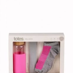Totes Blue Water Bottle, Socks Headband Gift Set