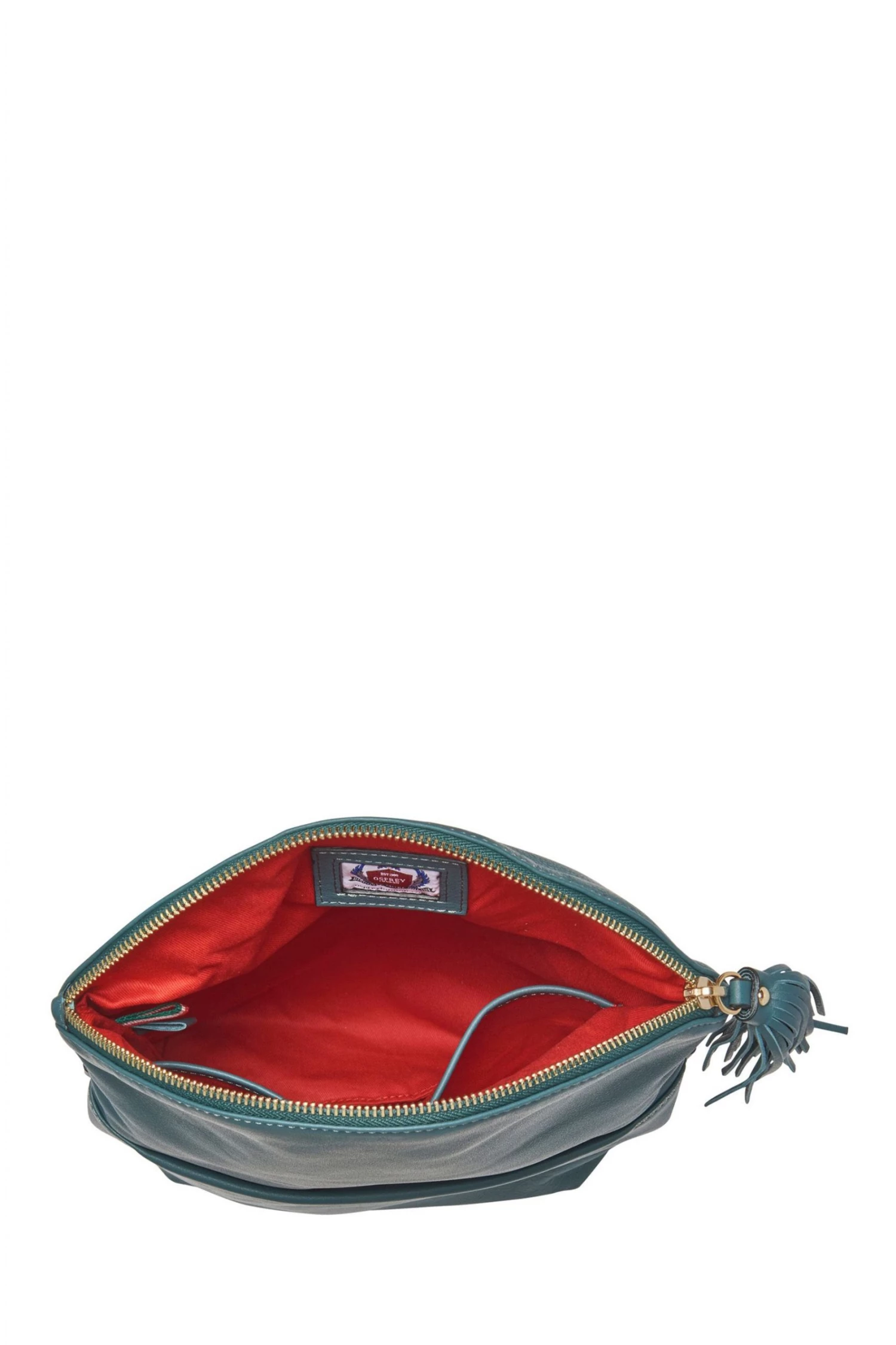 OSPREY LONDON Milano Smooth Calf Leather Blue Crossbody Bag 3 OSPREY LONDON Milano Smooth Calf Leather Blue Crossbody Bag - Image 3