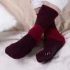 Totes Red Mens Thermal Original Slipper Sock
