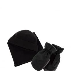 Totes Black Mens Cold Weather Thermal Set