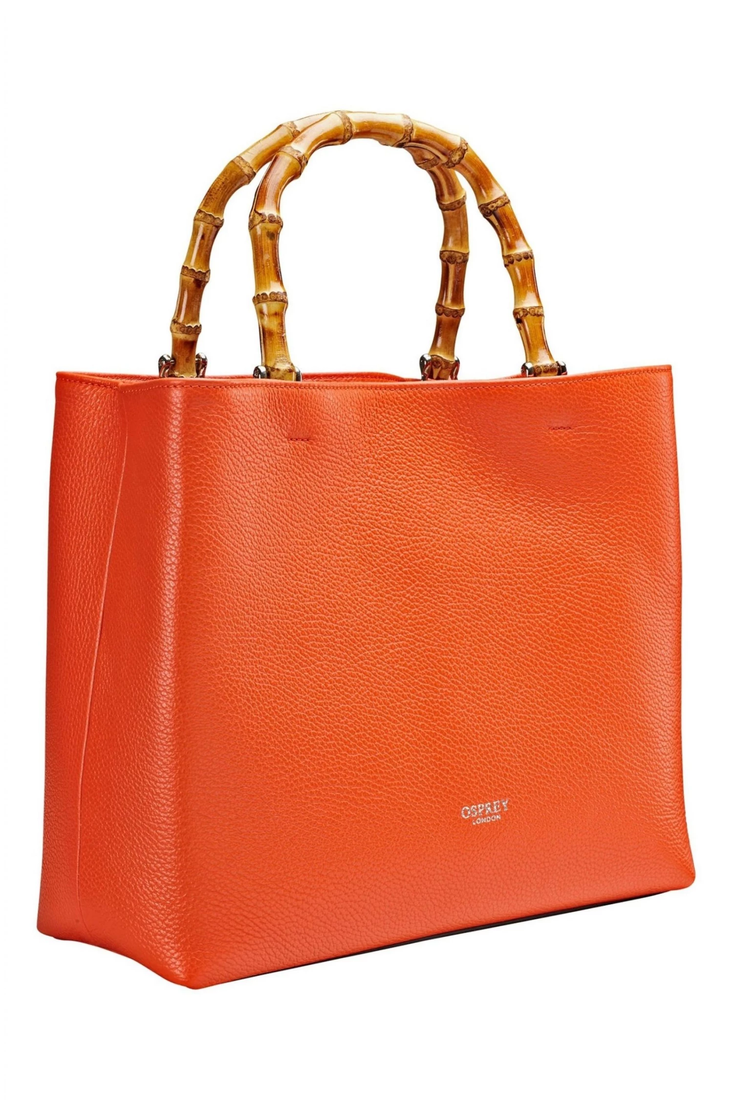OSPREY LONDON The Clio Italian Leather Burnt Orange Grab Bag 2 OSPREY LONDON The Clio Italian Leather Burnt Orange Grab Bag - Image 2