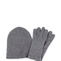 OSPREY LONDON Sales 37 Totes Grey Totes Ladies Cashmere Blend Hat & Glove Set