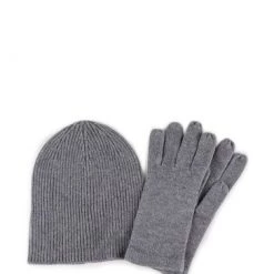 Totes Grey Totes Ladies Cashmere Blend Hat & Glove Set -OSPREY LONDON Sales unnamed file 2099