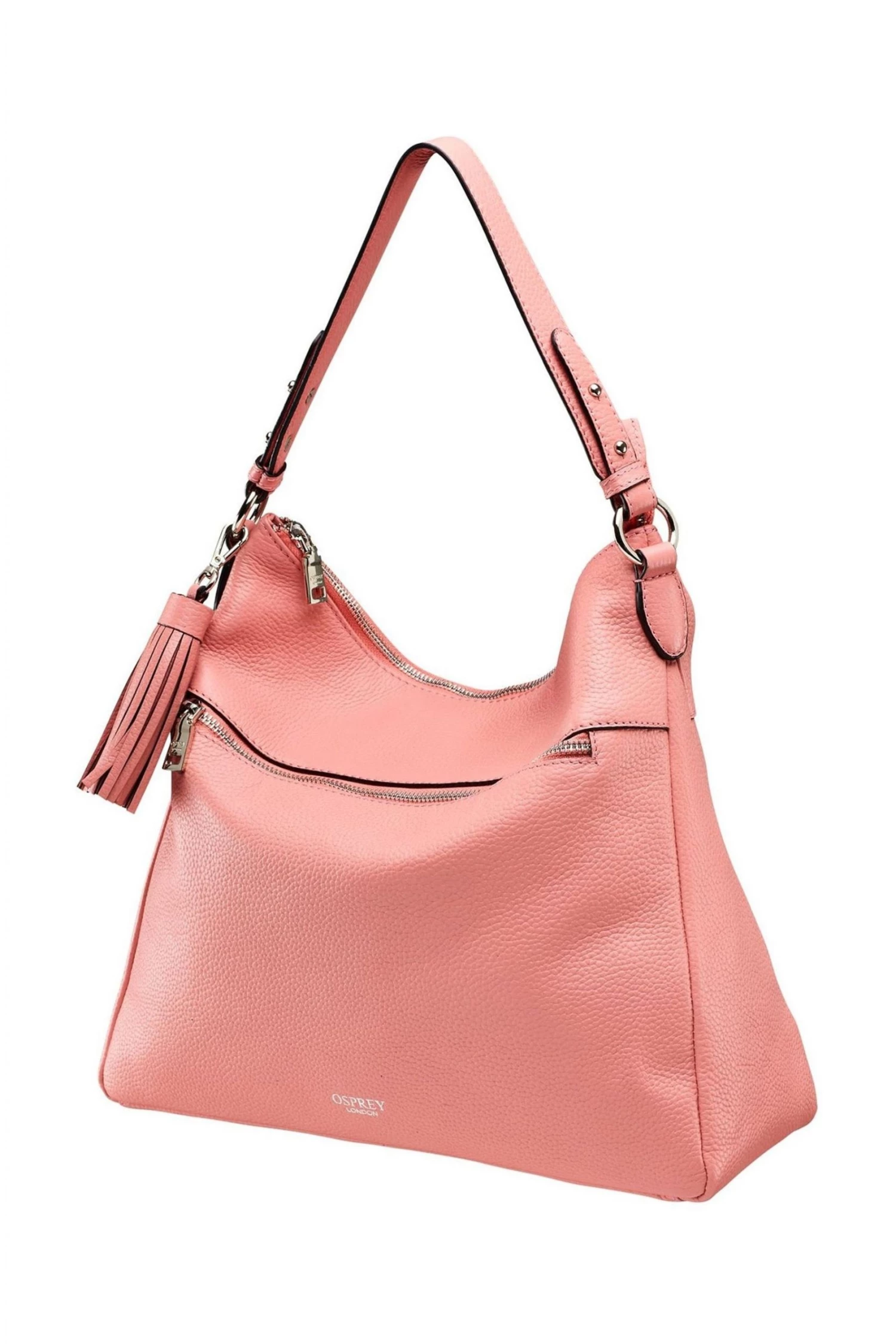 OSPREY LONDON Grainy Hide Leather Stella Hobo Bag Robin Egg Blue 2 OSPREY LONDON Grainy Hide Leather Stella Hobo Bag Robin Egg Blue - Image 2