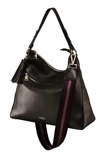 OSPREY LONDON Grainy Hide Leather Stella Hobo Bag Robin Egg Blue 6 OSPREY LONDON Grainy Hide Leather Stella Hobo Bag Robin Egg Blue - Image 6