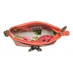 OSPREY LONDON The Savanna Leather Cross-Body Bag Coral -OSPREY LONDON Sales unnamed file 269 scaled