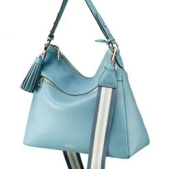 OSPREY LONDON Grainy Hide Leather Stella Hobo Bag Robin Egg Blue 14 OSPREY LONDON Grainy Hide Leather Stella Hobo Bag Robin Egg Blue -OSPREY LONDON Sales unnamed file 27