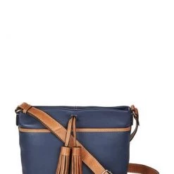 OSPREY LONDON The Savanna Leather Cross-Body Bag Coral -OSPREY LONDON Sales unnamed file 274