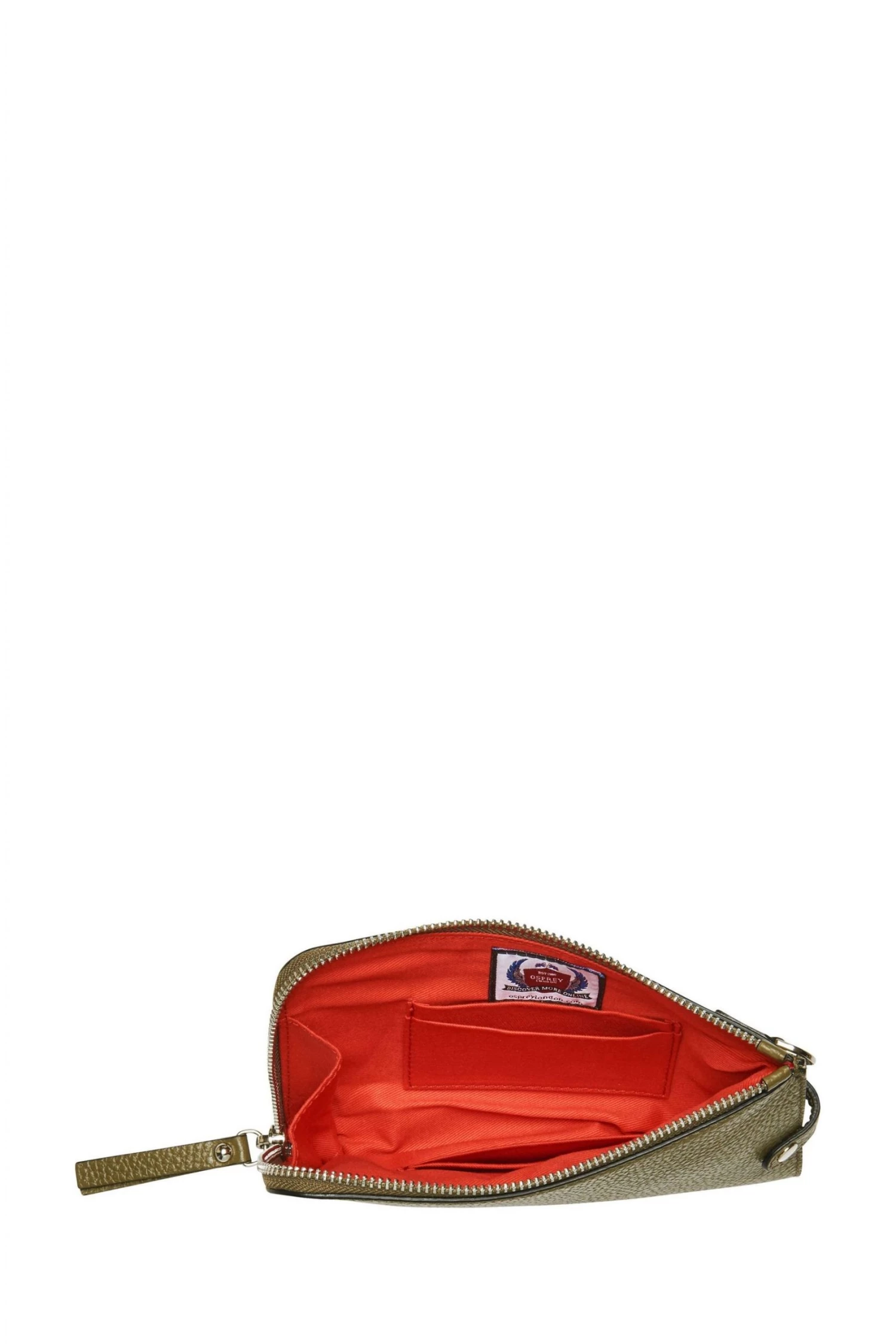 OSPREY LONDON Womens Electra Pebble Grain Leather Lanyard Phone Pouch Bag Cream 5 OSPREY LONDON Womens Electra Pebble Grain Leather Lanyard Phone Pouch Bag Cream - Image 5