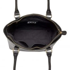 OSPREY LONDON Black The Grosvenor A4 Leather Tote Bag -OSPREY LONDON Sales unnamed file 325 scaled