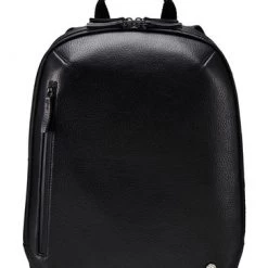 OSPREY LONDON Black Grainy Hide Leather Vince Backpack -OSPREY LONDON Sales unnamed file 37