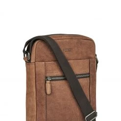 OSPREY LONDON Russell Snuffed Brown Grain Leather Small Messenger Bag -OSPREY LONDON Sales unnamed file 372 scaled