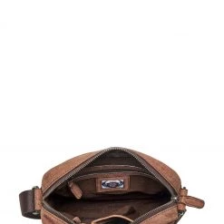 OSPREY LONDON Russell Snuffed Brown Grain Leather Small Messenger Bag -OSPREY LONDON Sales unnamed file 373 scaled
