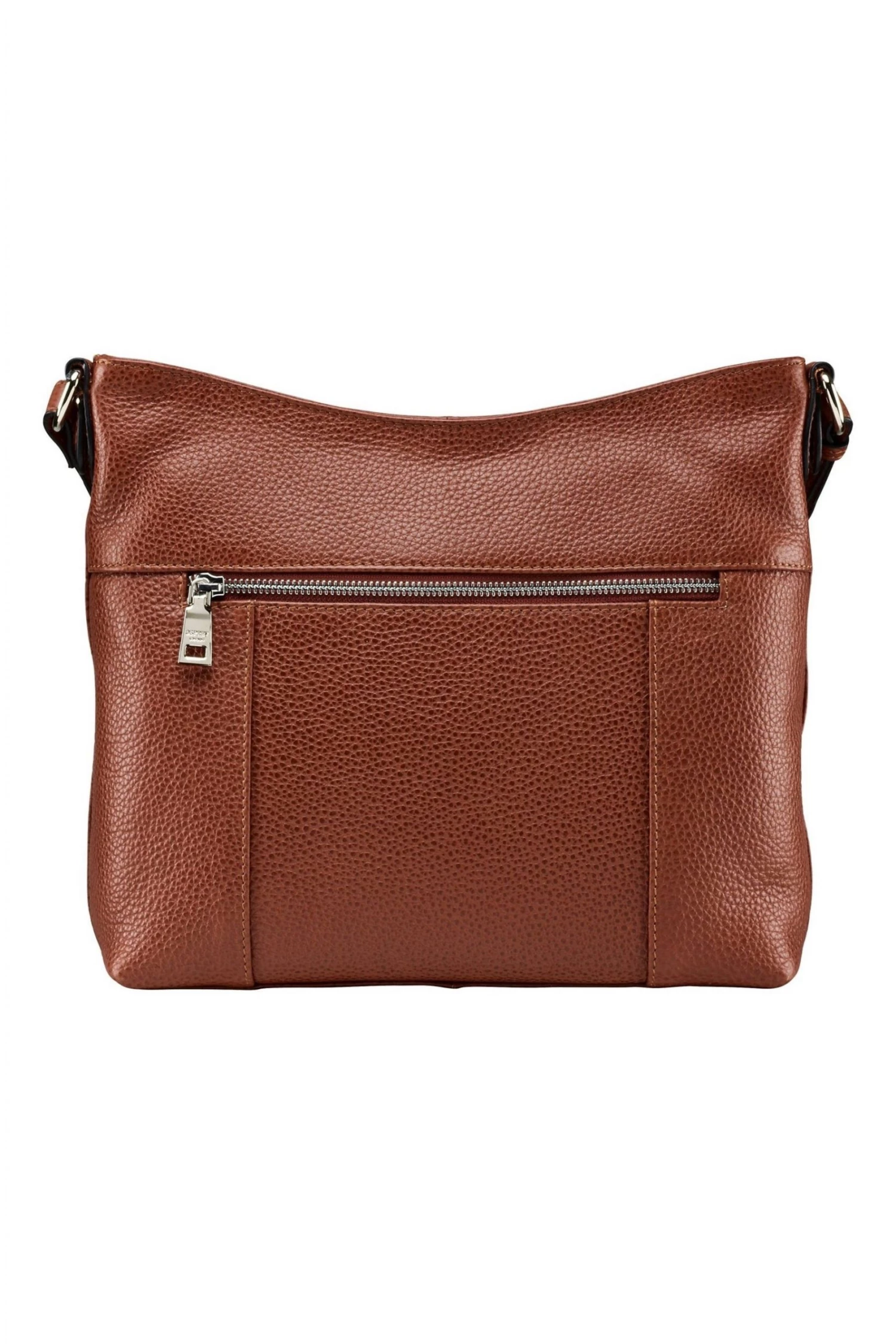 OSPREY LONDON Grainy Hide Leather Rita Cross-Body Bag Mushroom 2 OSPREY LONDON Grainy Hide Leather Rita Cross-Body Bag Mushroom - Image 2