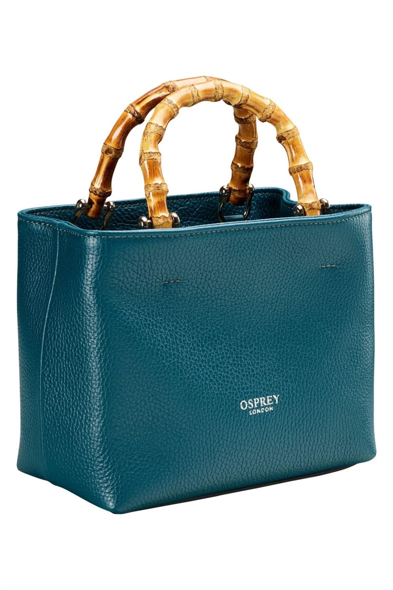 OSPREY LONDON Nappa Leather Mini Clio Grab Bag Orange 2 OSPREY LONDON Nappa Leather Mini Clio Grab Bag Orange - Image 2