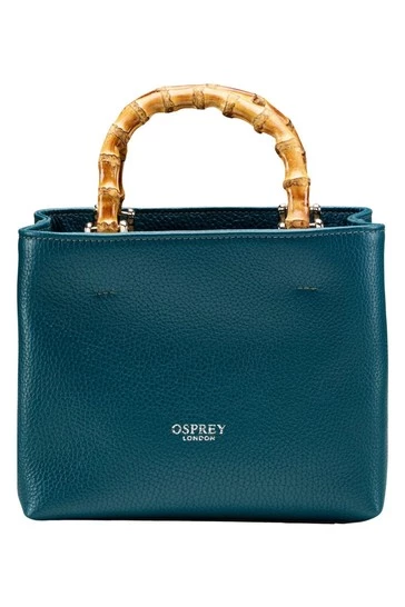 OSPREY LONDON Nappa Leather Mini Clio Grab Bag Orange 5 OSPREY LONDON Nappa Leather Mini Clio Grab Bag Orange - Image 5